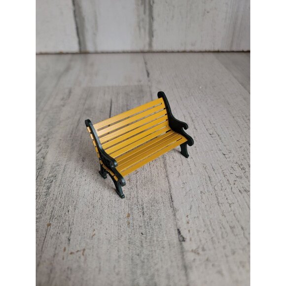 Dept 56 52302 wrought iron Park Bench village accessory Xmas - Picture 2 of 6